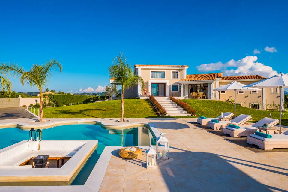 Keri Heights — completed villa, pool view